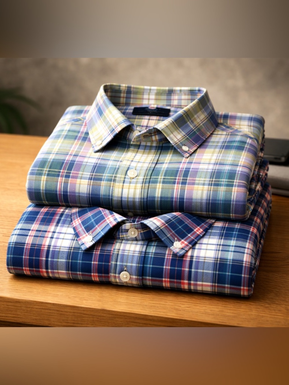 Vineyard Vines Mens Classic Fit Tucker & Whale Plaid Shirt Size S Lot of 2